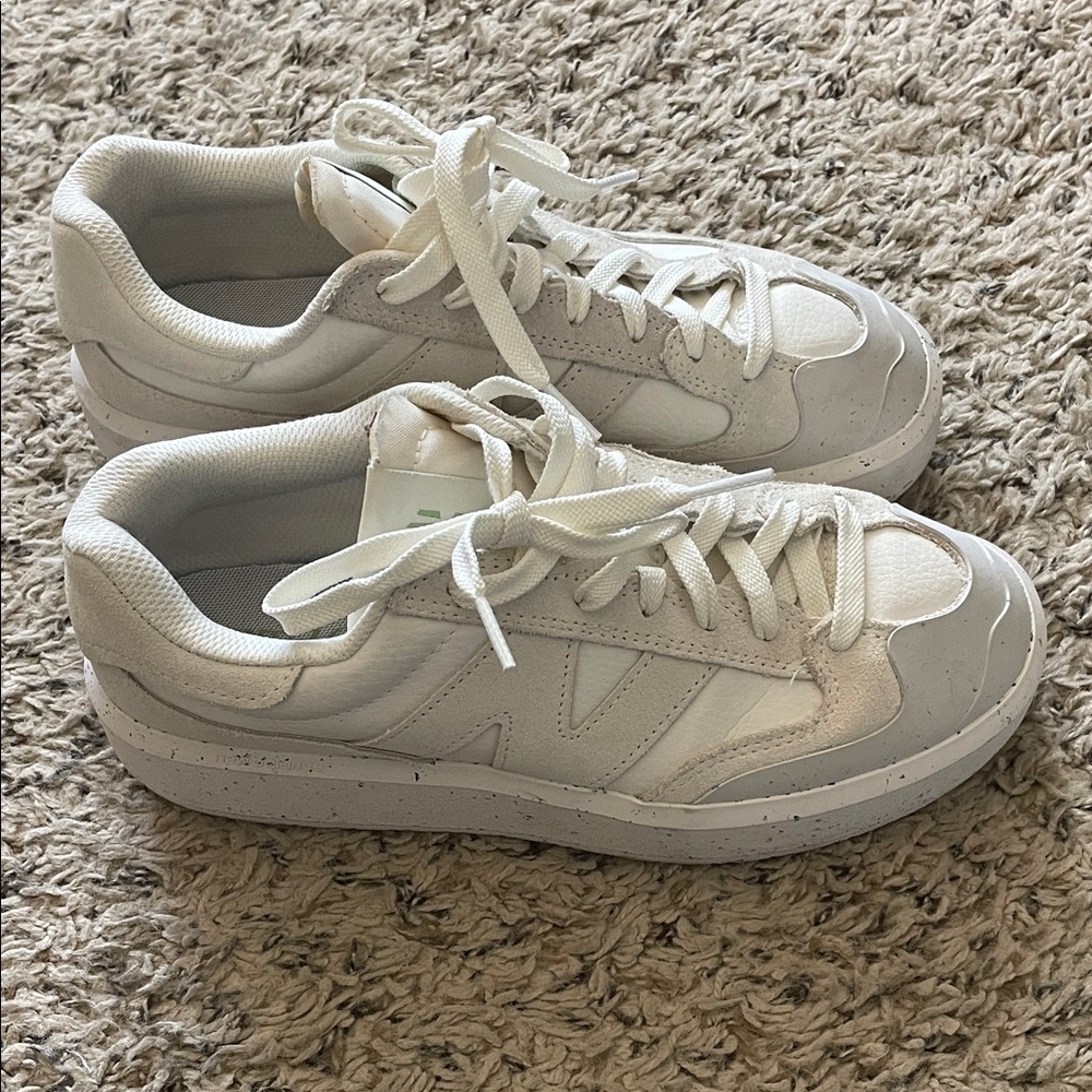 Women's White New Balance Sneakers